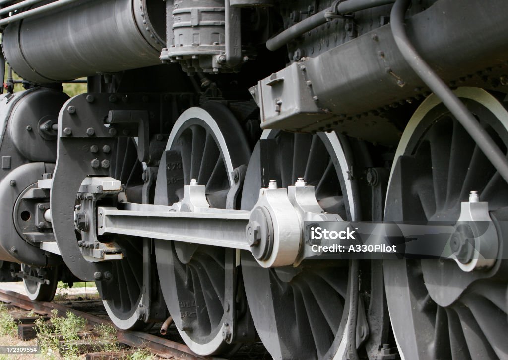 Locomotiva a Vapor - Royalty-free Antigo Foto de stock