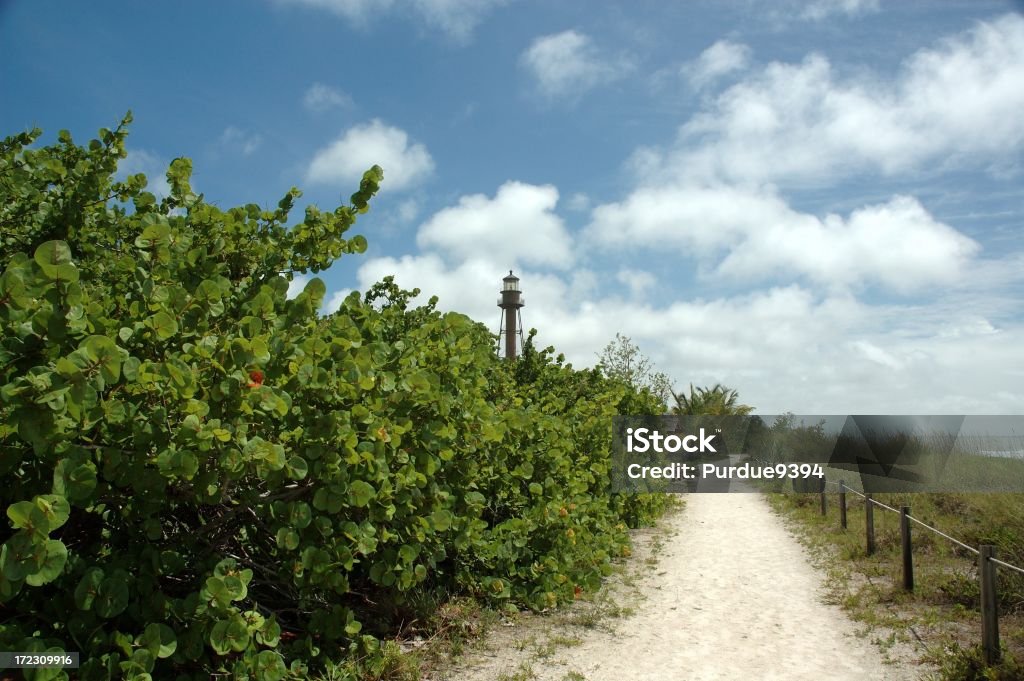 Chemin du phare de l'île de Sanibel, en Floride - Photo de Aller de l'avant libre de droits