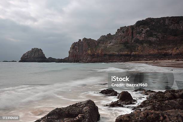 Beauport Bay Stock Photo - Download Image Now - Beach, Breaking Wave, Channel Islands - England