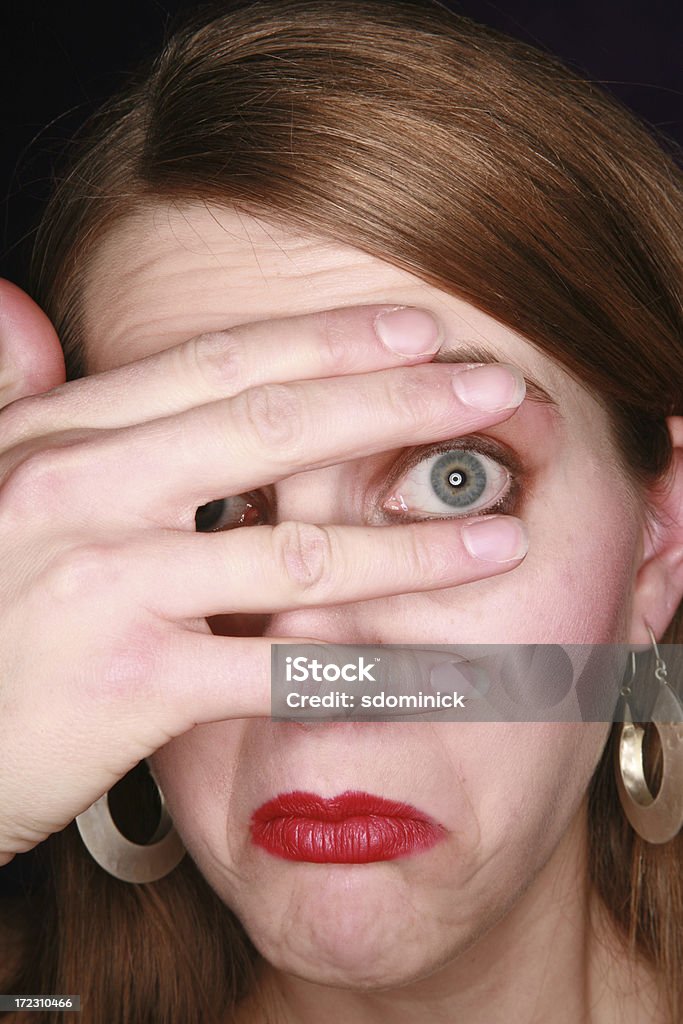 Angst zu Look - Lizenzfrei Konzepte Stock-Foto