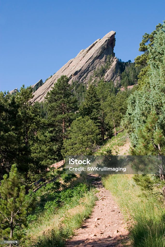 La randonnée Peak - Photo de Boulder libre de droits
