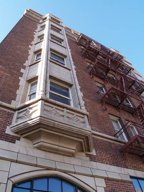 istock Turn of the Century Brick Building with Fire Escape 172311030