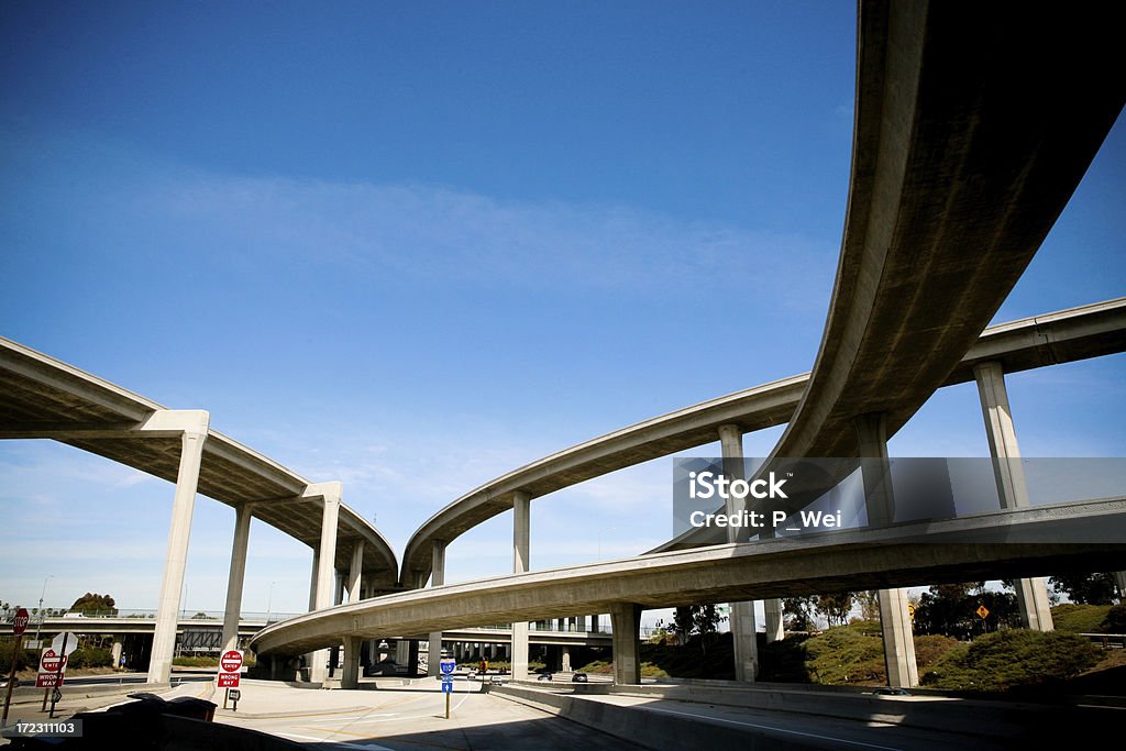 Autopista intersección XXL - Foto de stock de Autopista libre de derechos