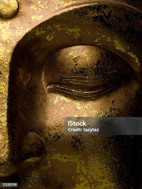 Occhio Di Buddha Dorato - Fotografie stock e altre immagini di Ambientazione tranquilla - Ambientazione tranquilla, Asia, Buddha