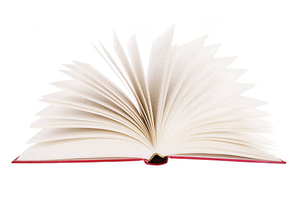 Singe book with it's pages fanned out