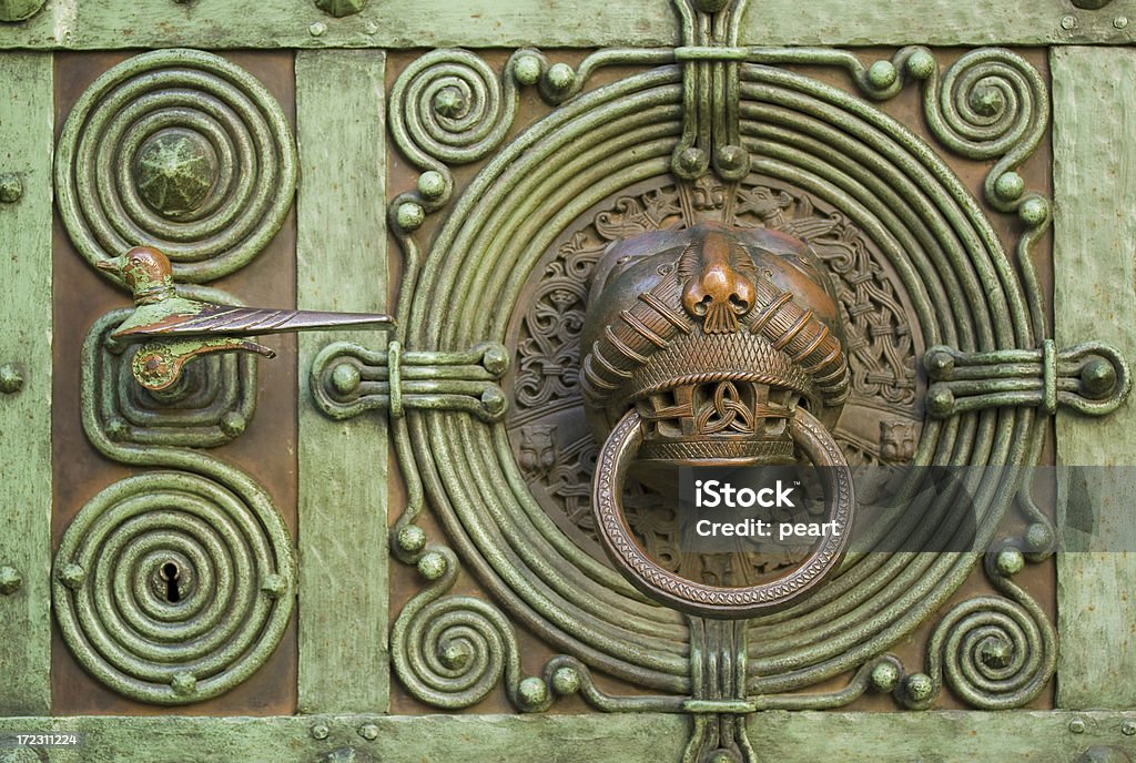 magiczny doorknocker - Zbiór zdjęć royalty-free (Art deco)