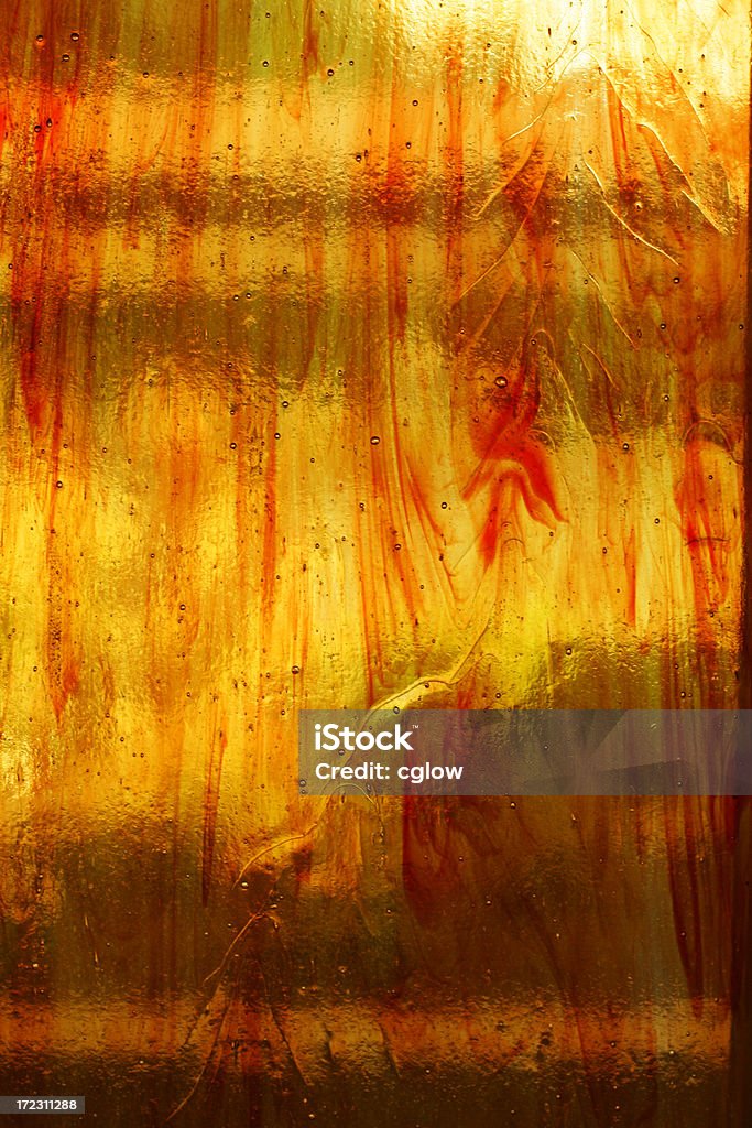 red orange Buntglas - Lizenzfrei Buntglas Stock-Foto