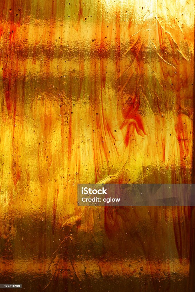 red orange stained glass Stained Glass Stock Photo