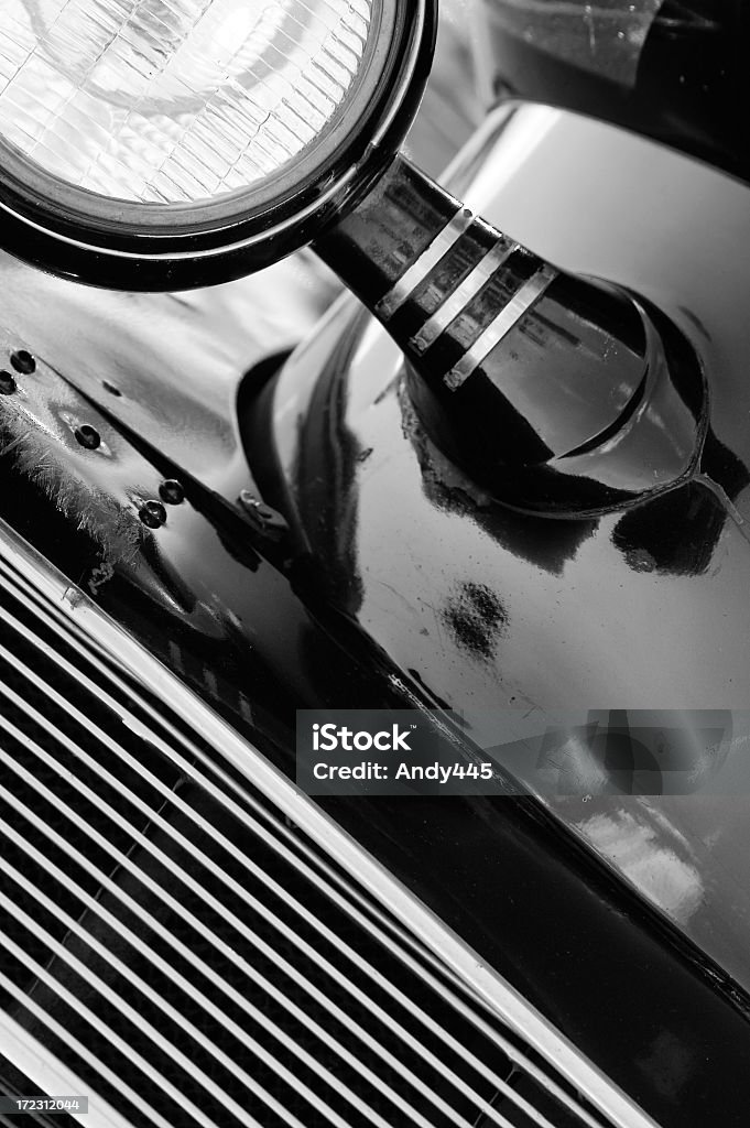 Retro carro em B & W - Royalty-free 1920-1929 Foto de stock