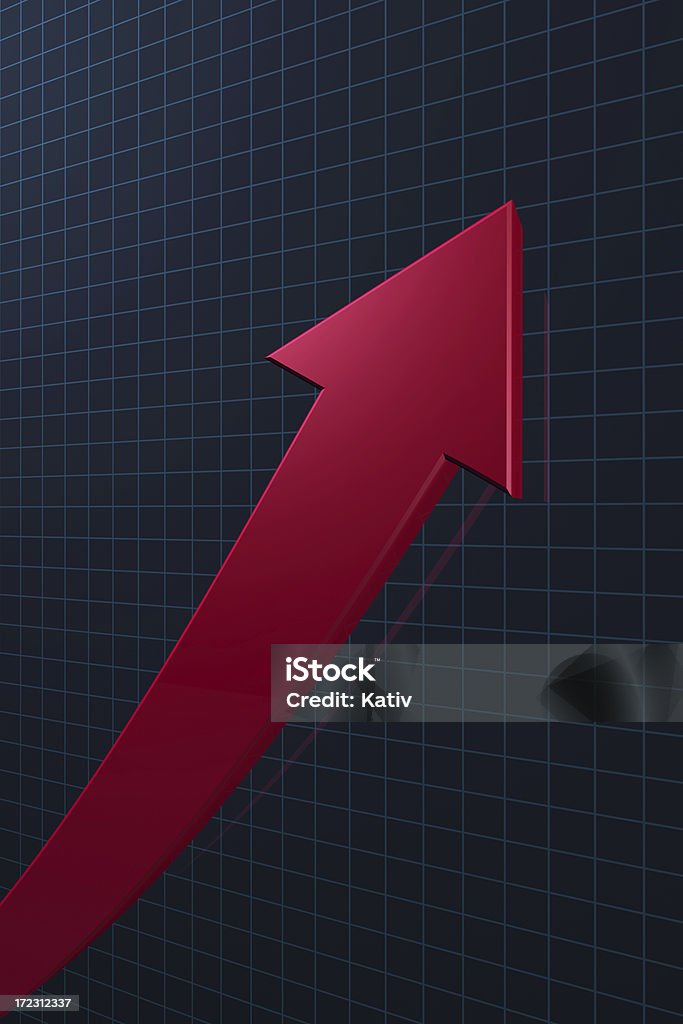 Stock Market Diagramm bis - Lizenzfrei Pfeilzeichen Stock-Foto