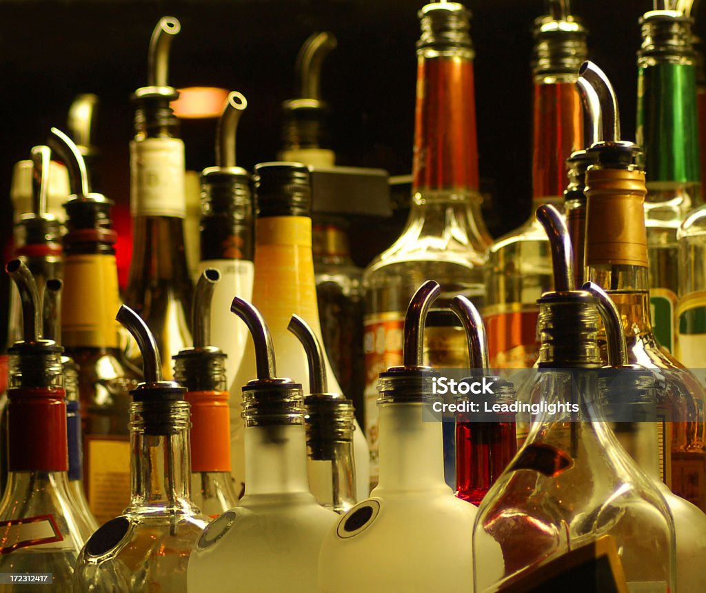 Pourers alcoólicas - Royalty-free Licor Foto de stock