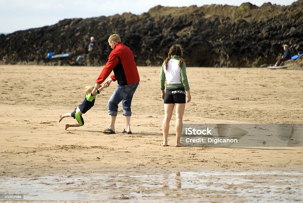 Père et fils - Photo de Cornouailles libre de droits