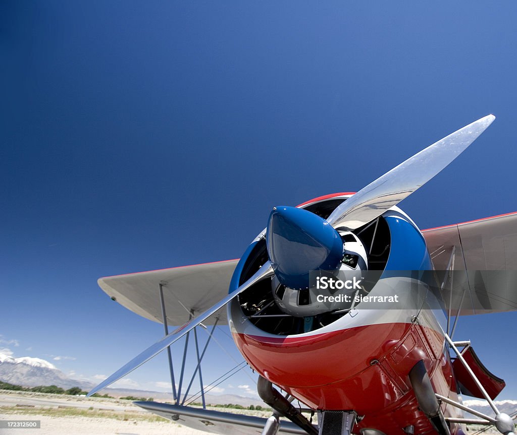 Gran motor, salientes - Foto de stock de Avión libre de derechos