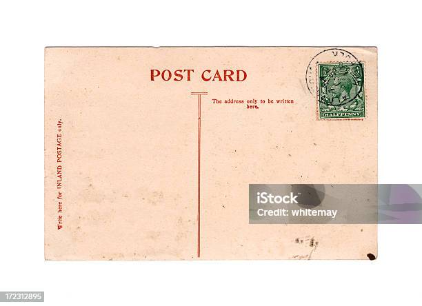 Foto de Antigo Cartão Postal King George V Em 1917 e mais fotos de stock de 1917 - 1917, Cartão Postal, Cultura Britânica