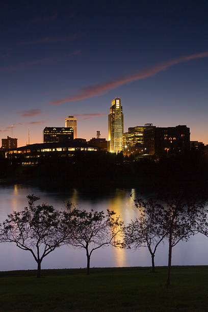 Downtown Park stock photo