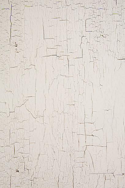 потрескавшейся краски фон - wood paint white peeling стоковые фото и изображения