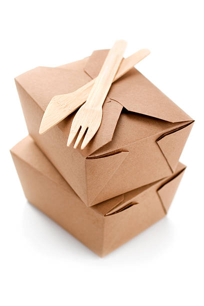 Boxed Lunch stock photo