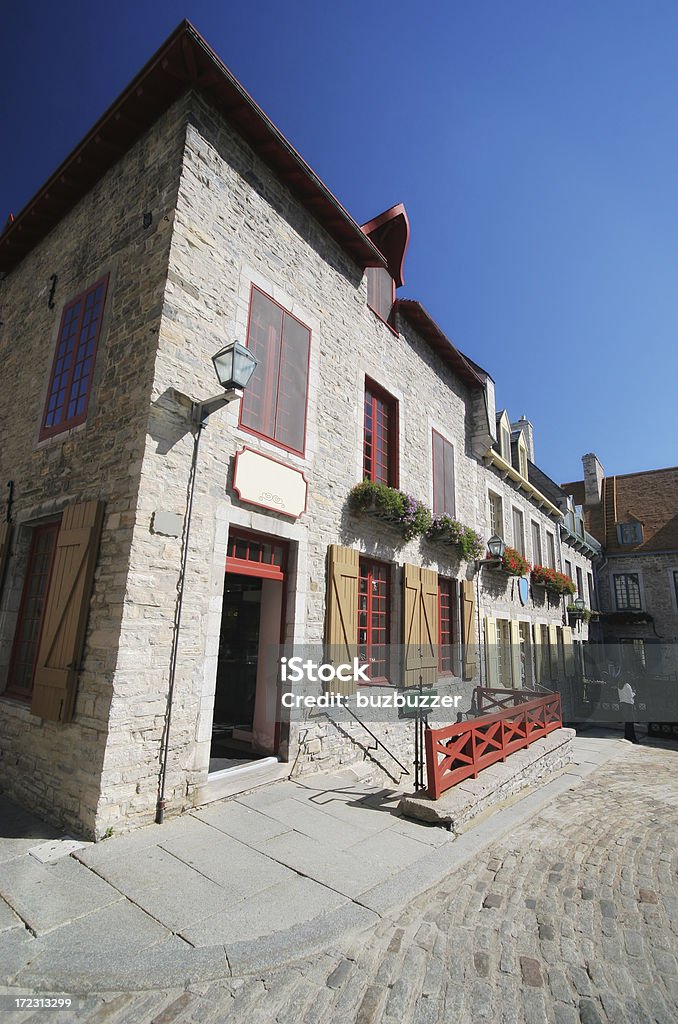 Velho edifício em lugar Royale na antiga Cidade de Quebec - Royalty-free Cidade de Quebec Foto de stock