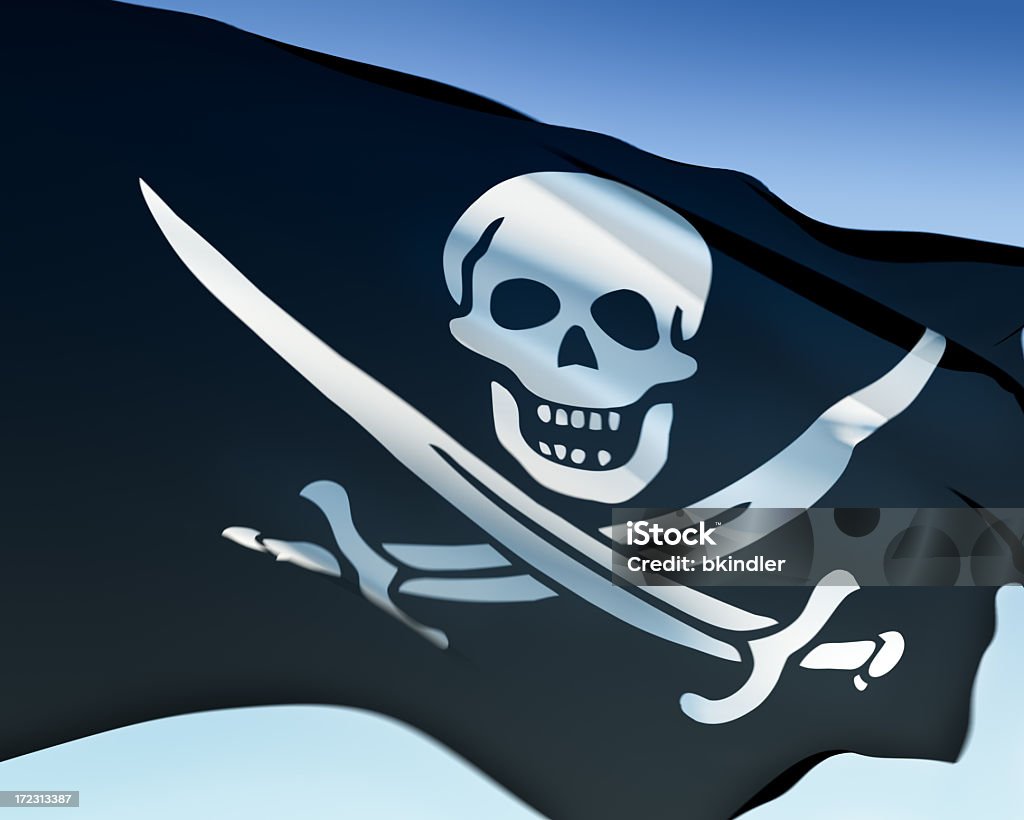 Bandera piratów - Zbiór zdjęć royalty-free (Bandera piratów)