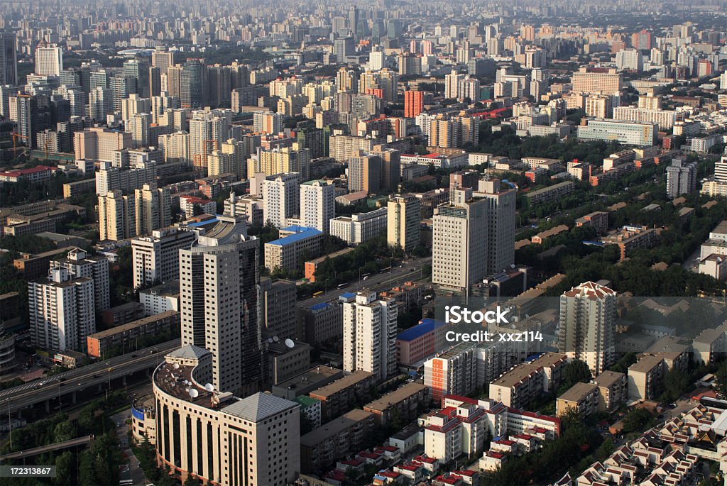 Skyline di Pechino - Foto stock royalty-free di Affari