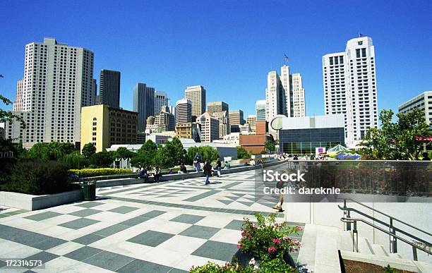 Centro Di San Francisco - Fotografie stock e altre immagini di Architettura - Architettura, Blu, California