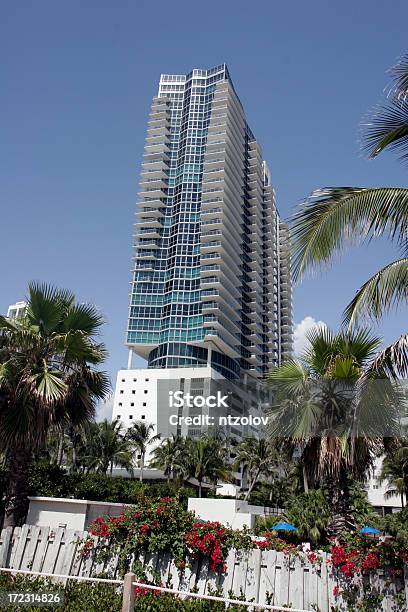 South Beach High Rise Stock Photo - Download Image Now - Apartment, Architecture, Beach