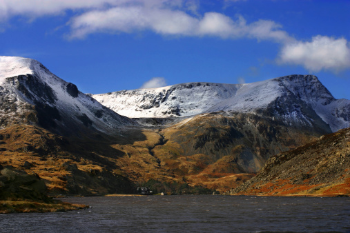 cold ice capped mountains of Snowdonia LINKS TO MY OTHER LANDSCAPE PHOTOS