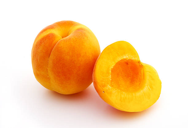 Apricot on White.