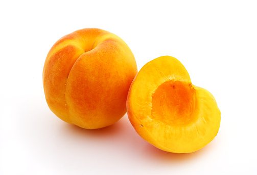 Apricot on White.