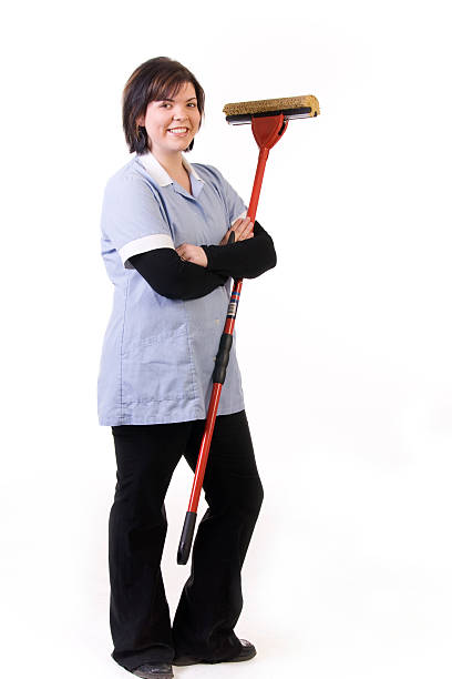 Cleaning Lady stock photo