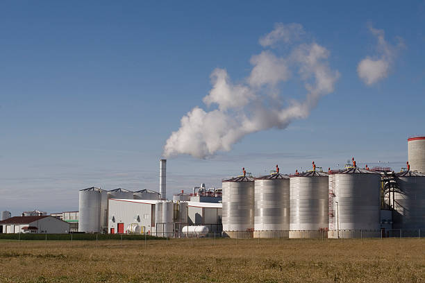 istock Ethanol Plant on Clear Summer Day 172315453