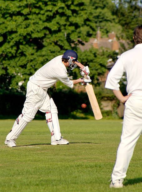 plano de críquete - sport of cricket cricket player fielder sport imagens e fotografias de stock