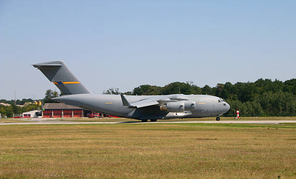 istock Military aircraft on the runway 172315910