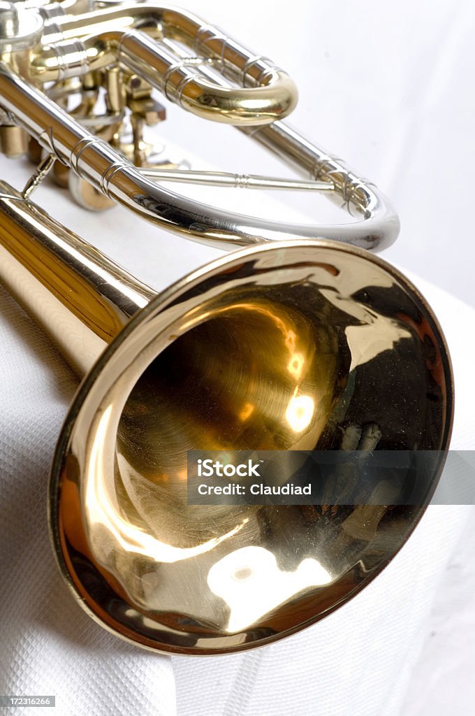 Trumpet - Zbiór zdjęć royalty-free (Bliskie zbliżenie)