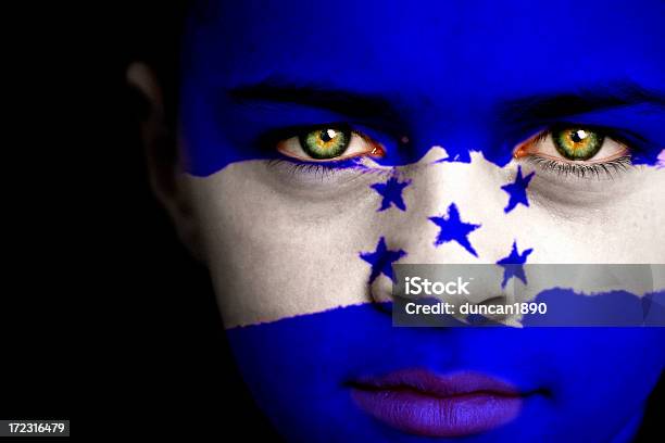 Honduras Niño Foto de stock y más banco de imágenes de Honduras - Honduras, Bandera, Personas
