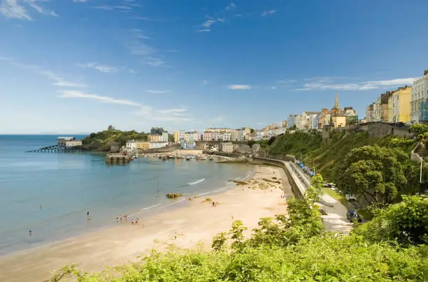 Tenby Harbour and beach