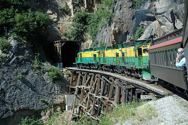istock Train and Tunnel, Alaska. 172316635