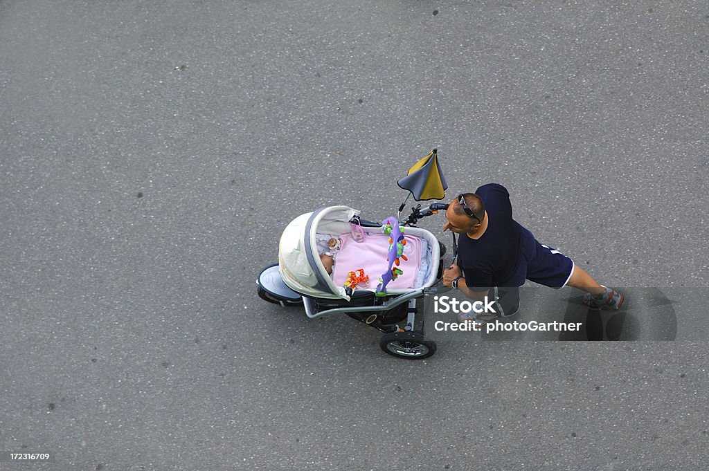 Père et bébé - Photo de Vue aérienne libre de droits