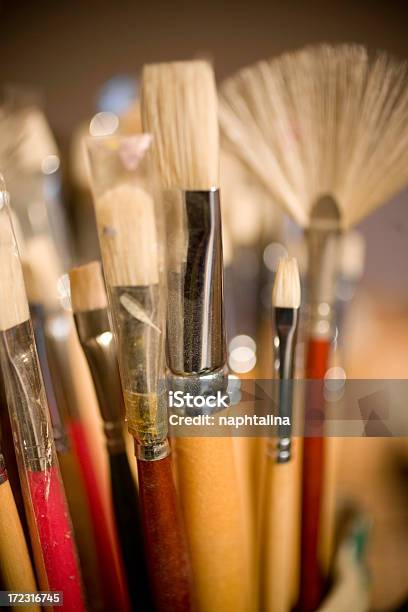 Pinsel Stockfoto und mehr Bilder von Geschäft - Geschäft, Künstlerischer Beruf, Pinsel