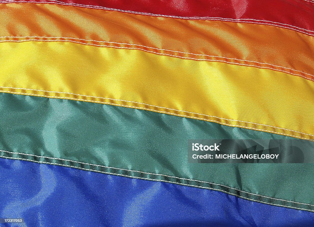 Bandera del arco iris - Foto de stock de Alegre libre de derechos