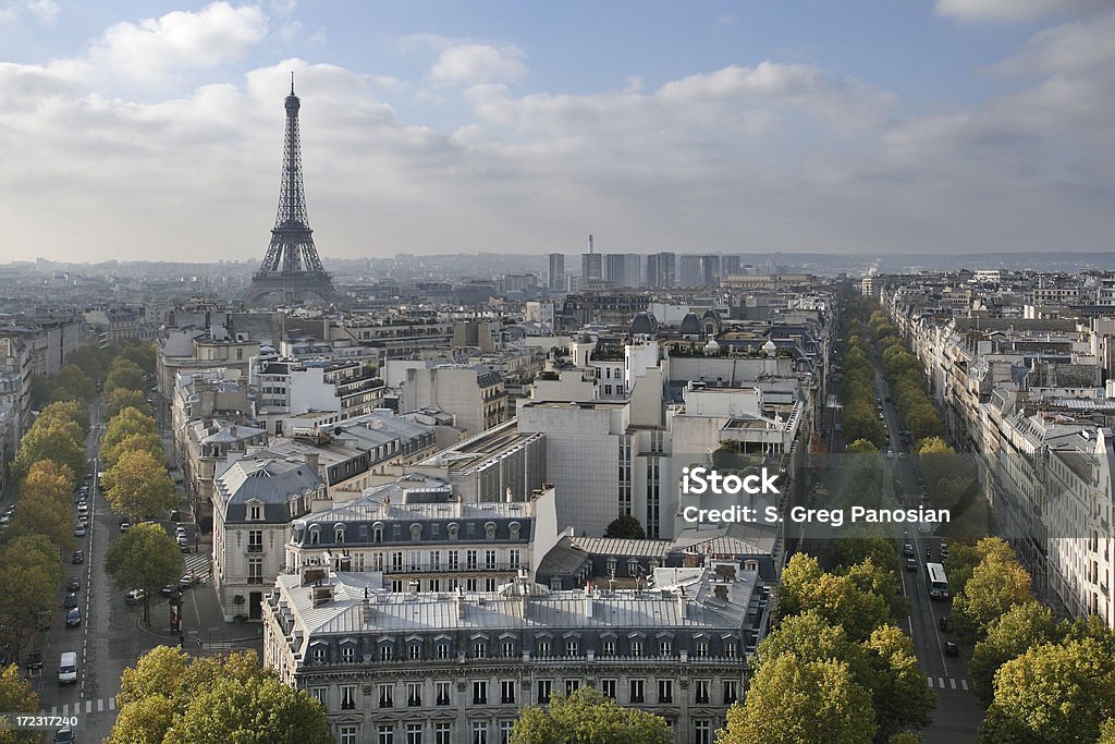 Toits de Paris - Photo de Capitales internationales libre de droits