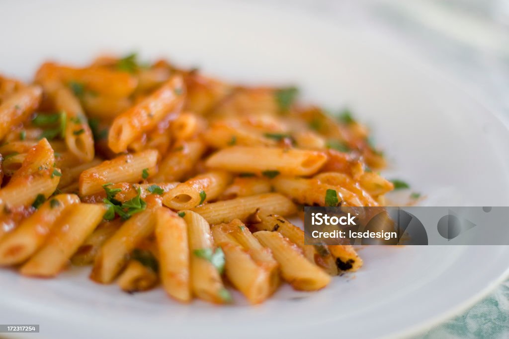 Penne tutti'arrabbiata 01 - Foto stock royalty-free di Penne