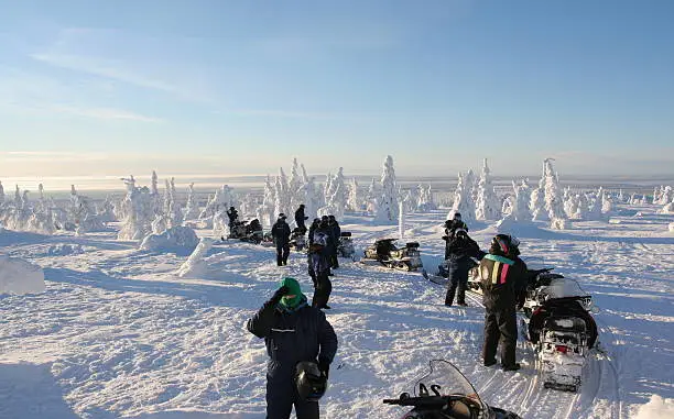 Photo of Snowscooter trip