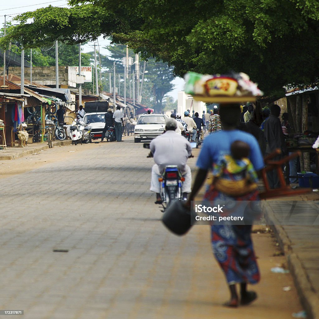 Afrikanischer street scene - Lizenzfrei Afrika Stock-Foto
