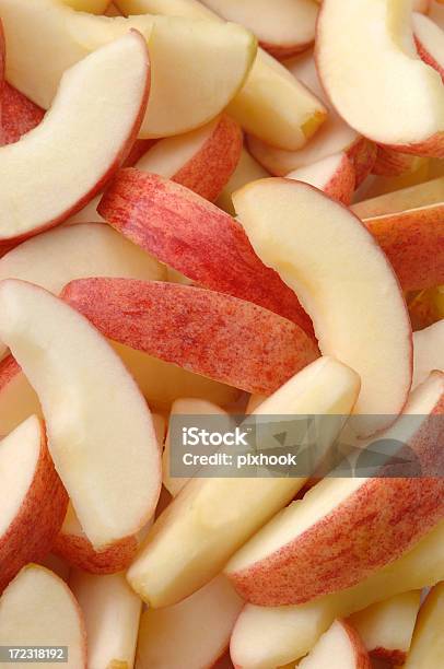 Apfelscheiben Stockfoto und mehr Bilder von Apfel - Apfel, Scheibe - Portion, Bildhintergrund