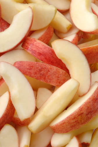 Fresh Apple Slices.
