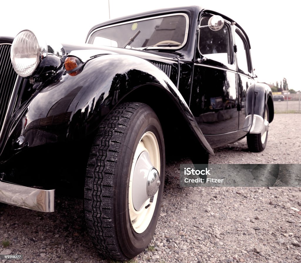 Carro clássico filme noir gangster - Foto de stock de Low Rider royalty-free