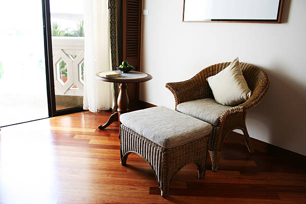 istock Lawn Chair in a Hotel Room 172318370