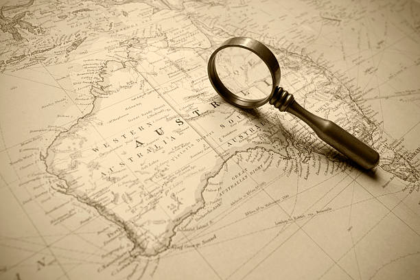 istock Vintage Map Of Australia 172318383