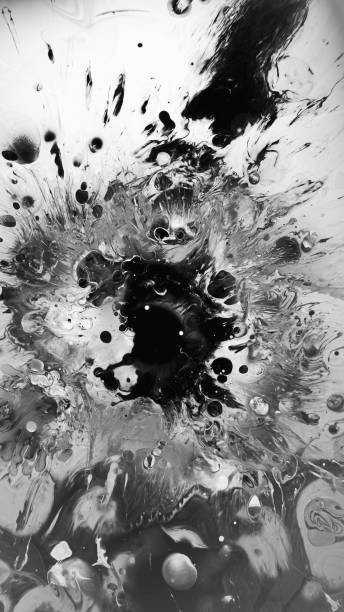 istock Ink stains grunge water dark dirty liquid splash 1723184240